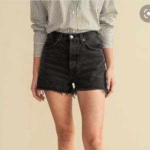 REDONE x Jenni Kayne 50's High Rise Cutoff Shorts NWT